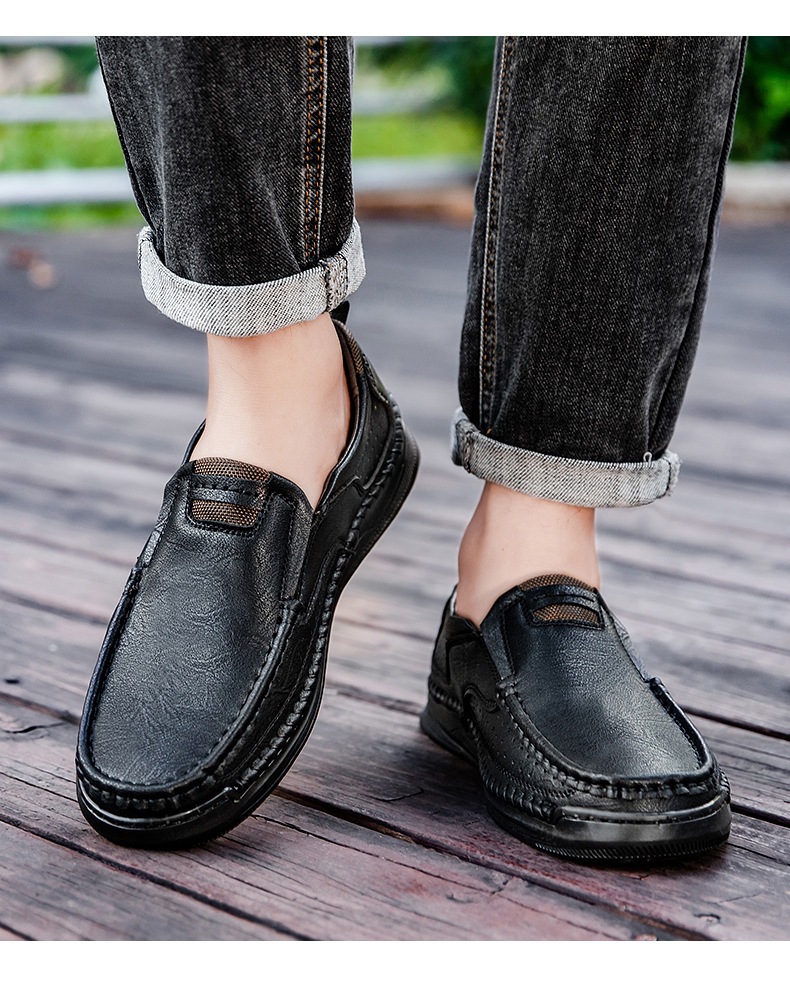 ⏰ Last day! 60% off 🔥 - Men's arch support, soft-soled slip-on shoes