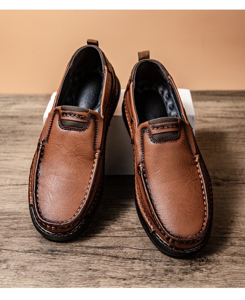 ⏰ Last day! 60% off 🔥 - Men's arch support, soft-soled slip-on shoes