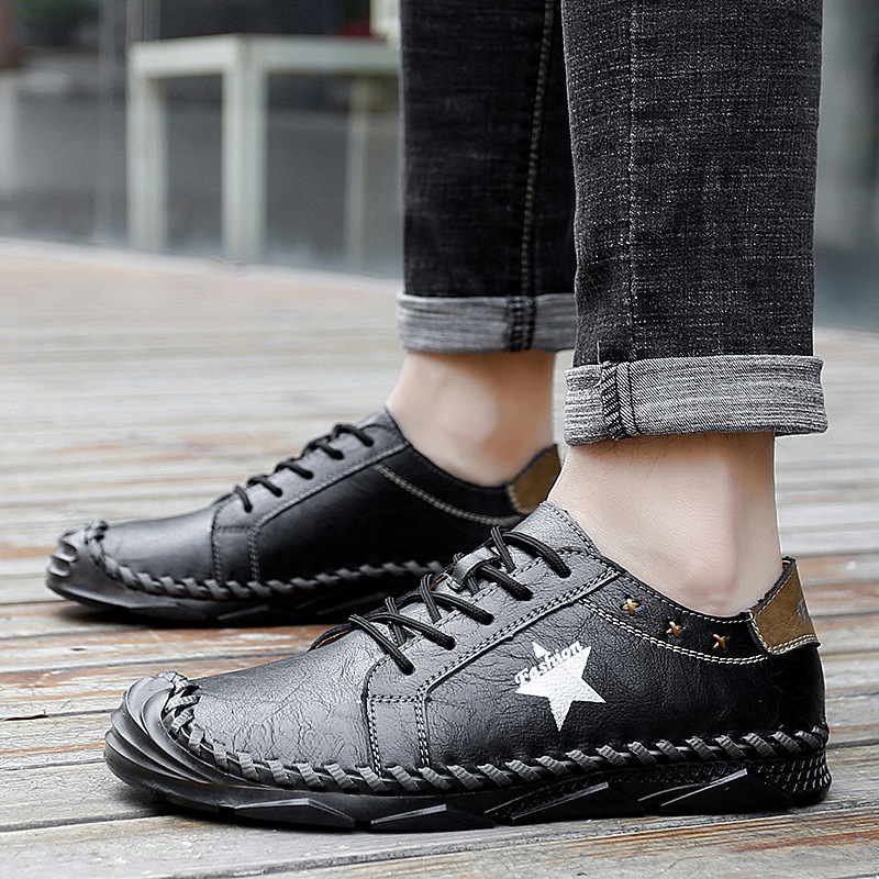 ⏱️ This Week 50% off -Newest Men's Orthopedic Leather Loafers