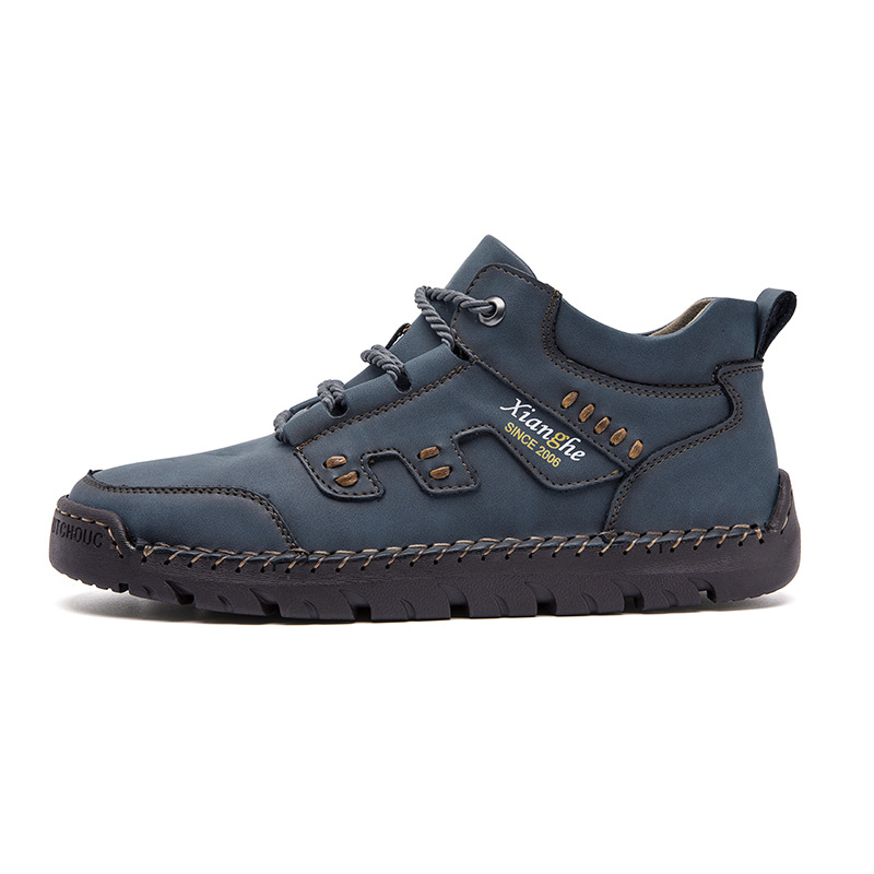 ⏰This Week 70% OFF🔥Casual leather arch support non-slip wear-resistant high-top loafers