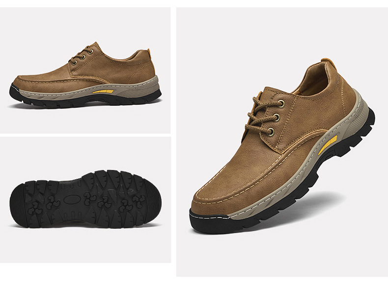 ⏰ 50% off - 2025 Newest Men's Orthopedic Leather Hiking Shoes