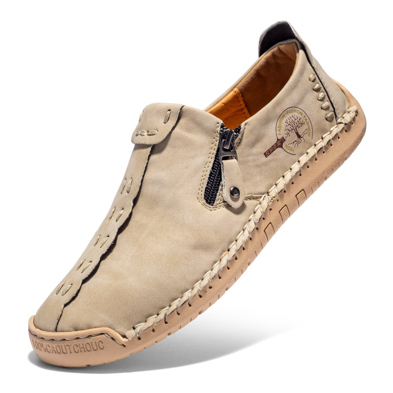 ⏰ Last day! 60% off 🔥 Men's handmade loafer shoes with zipper