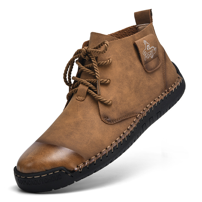  This week 50% off - 2025 Newest Men's Orthopedic Leather Hiking Shoes