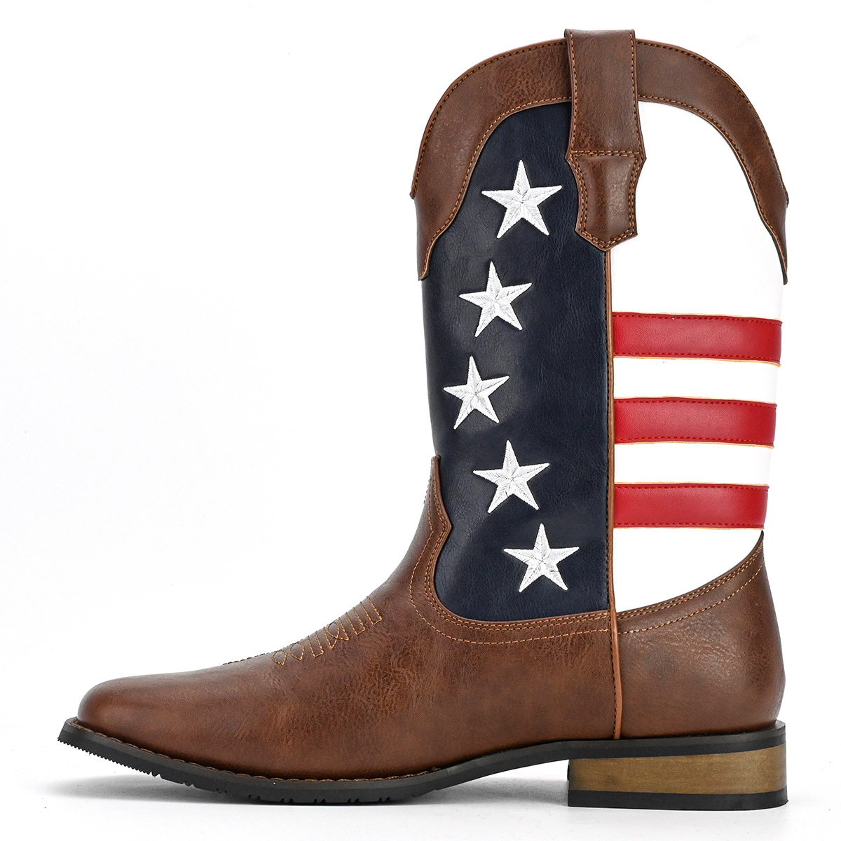 (50% off today) 2025 Latest Five-Pointed Star Men's Western Cowboy Boots
