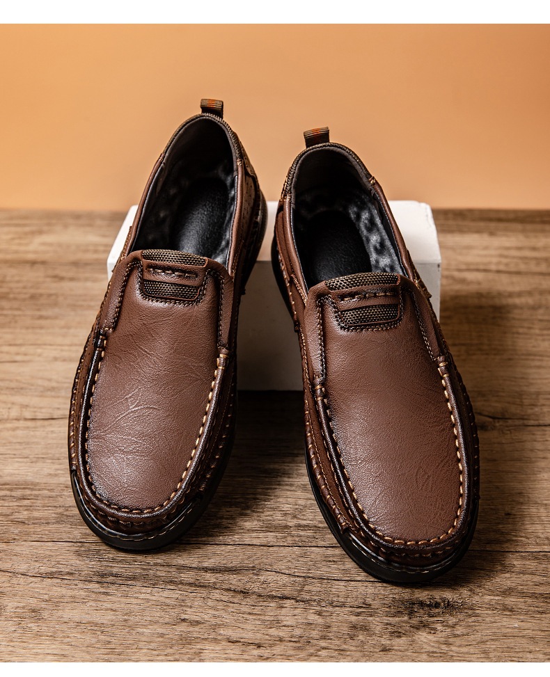 ⏰ Last day! 60% off 🔥 - Men's arch support, soft-soled slip-on shoes