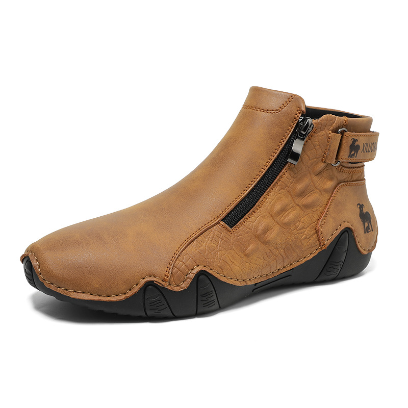 ⏰ 50% off - 2025 Newest Men's Orthopedic Leather Hiking Shoes
