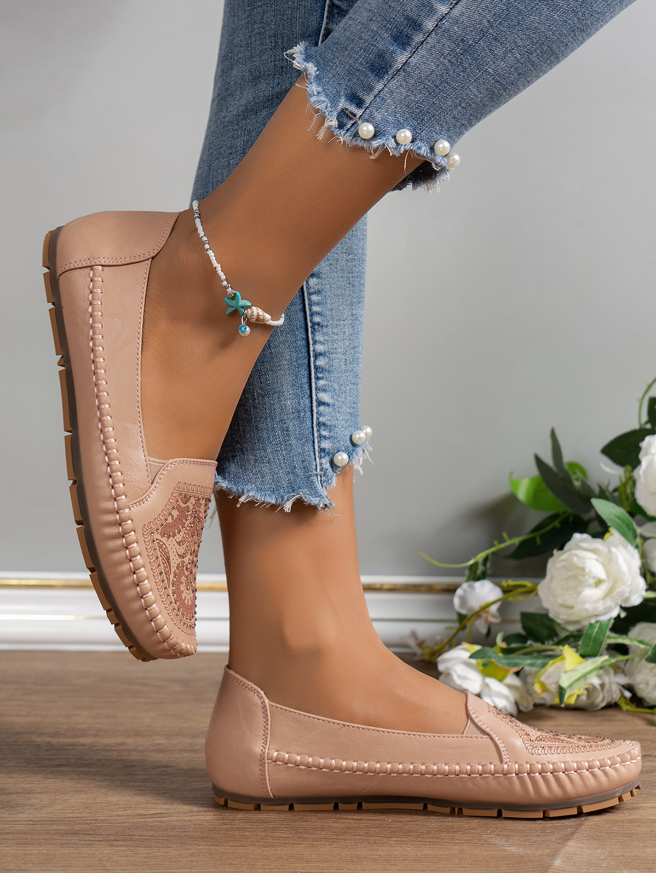 Women's orthopedic loafers – lightweight, breathable, and non-slip.