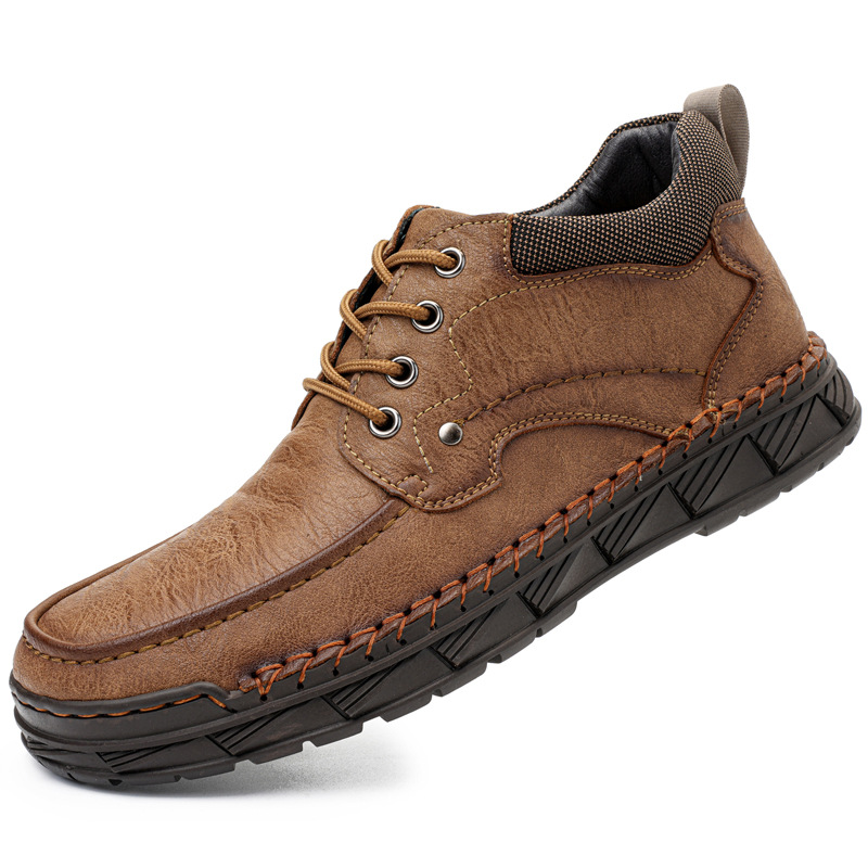 ⏰This Week 70% OFF🔥Casual leather arch support non-slip wear-resistant high-top loafers