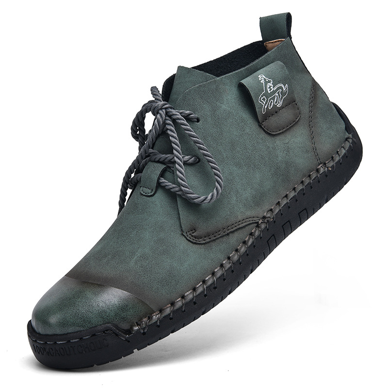  This week 50% off - 2025 Newest Men's Orthopedic Leather Hiking Shoes