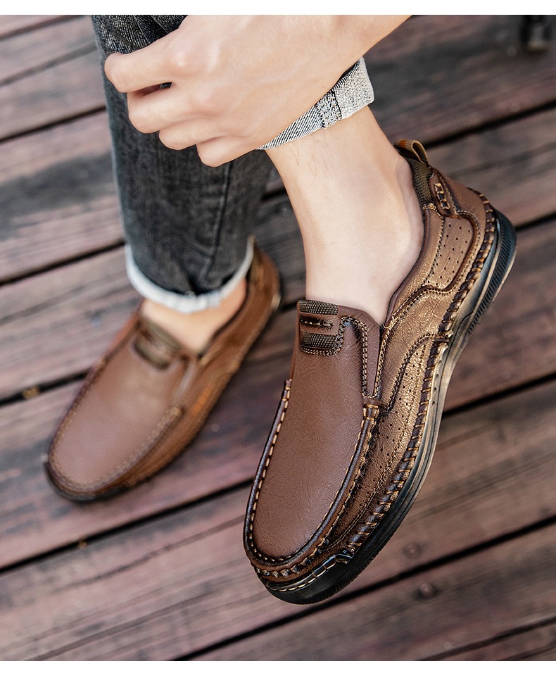 ⏰ Last day! 60% off 🔥 - Men's arch support, soft-soled slip-on shoes