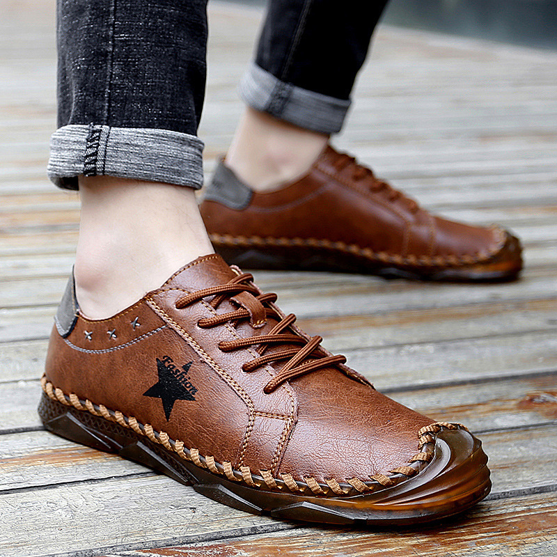 ⏱️ This Week 50% off -Newest Men's Orthopedic Leather Loafers
