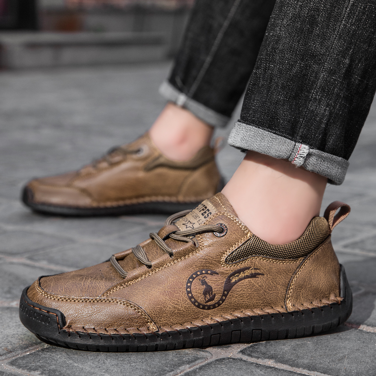 🔥Today 50% OFF🔥 Wide toe box loafers Casual leather arch support