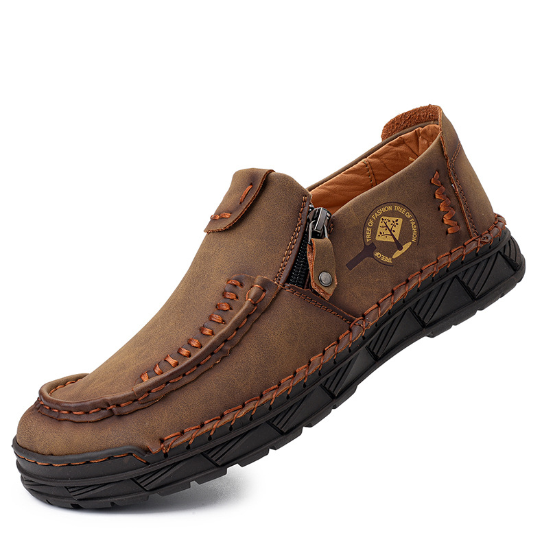 New product 60% OFF Casual leather arch support non-slip wear-resistant loafers