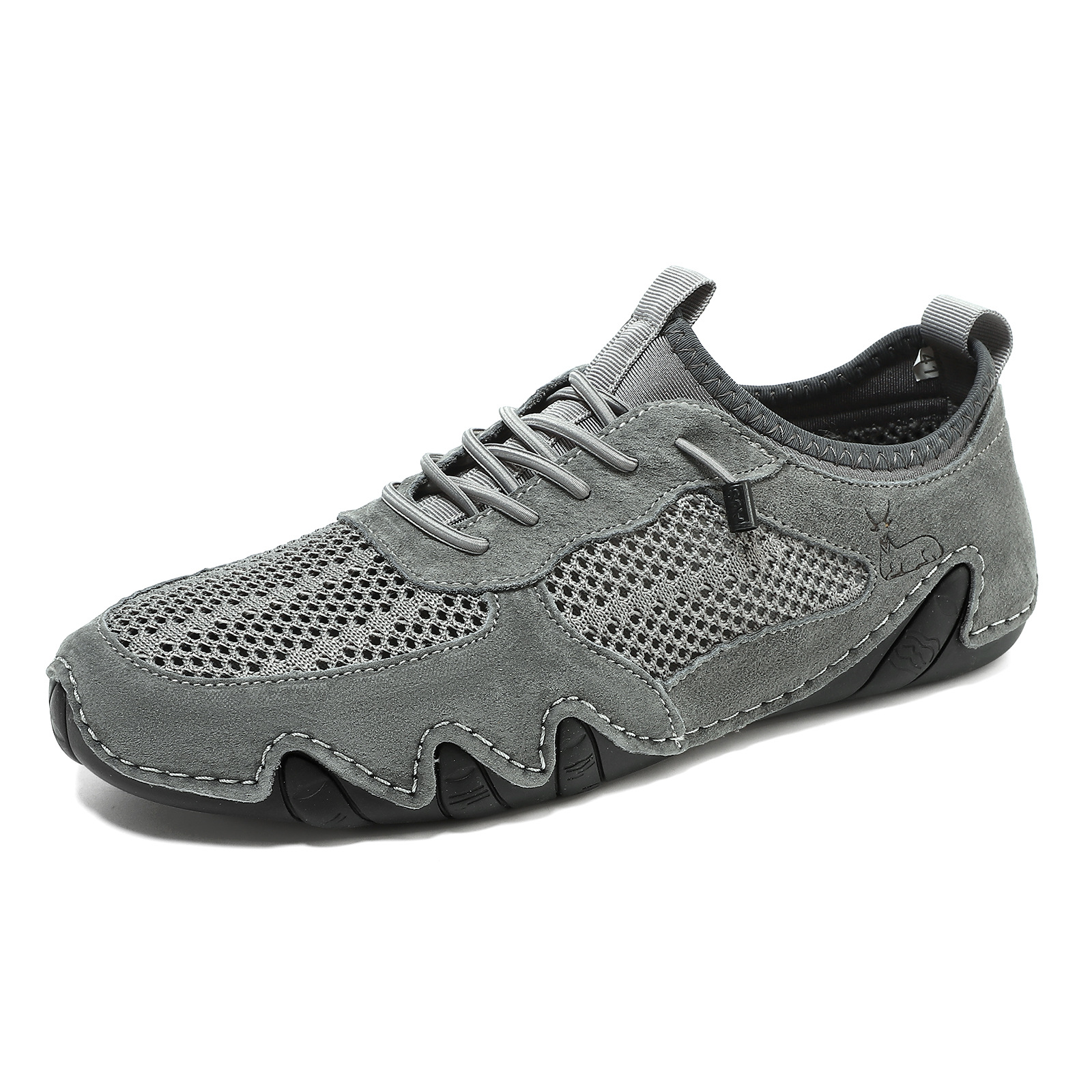 🔥On This Week Sale OFF 70%—Men'S Casual Sports Shoes Large Size Sewn Genuine Leather Mesh Shoes Octopus Men'S Shoes