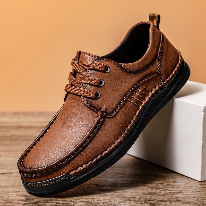 🔥Last day for 50% off!🔥 Men's comfortable, non-slip, corrective soft-soled leather shoes