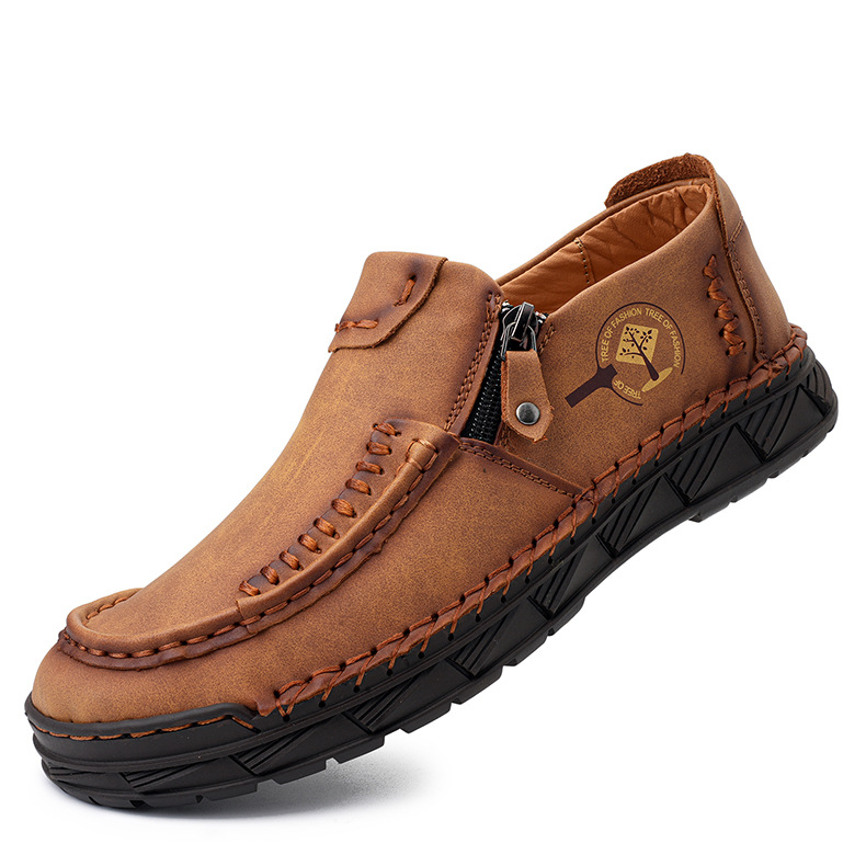 New product 60% OFF Casual leather arch support non-slip wear-resistant loafers