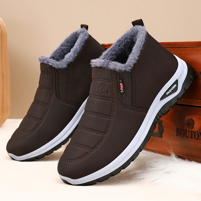 🔥Last Day Promotion 50% OFF🔥 Unisex Warm Sheepskin-Lined Boots , Easy To Wear, Comfortable When Walking