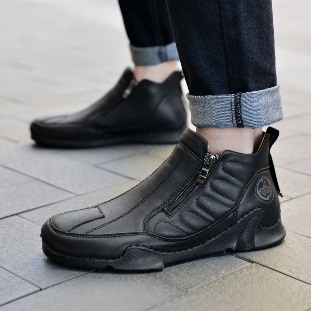 🔥Today 70% OFF🔥Casual leather arch support non-slip wear-resistant high-top Hiking Shoes