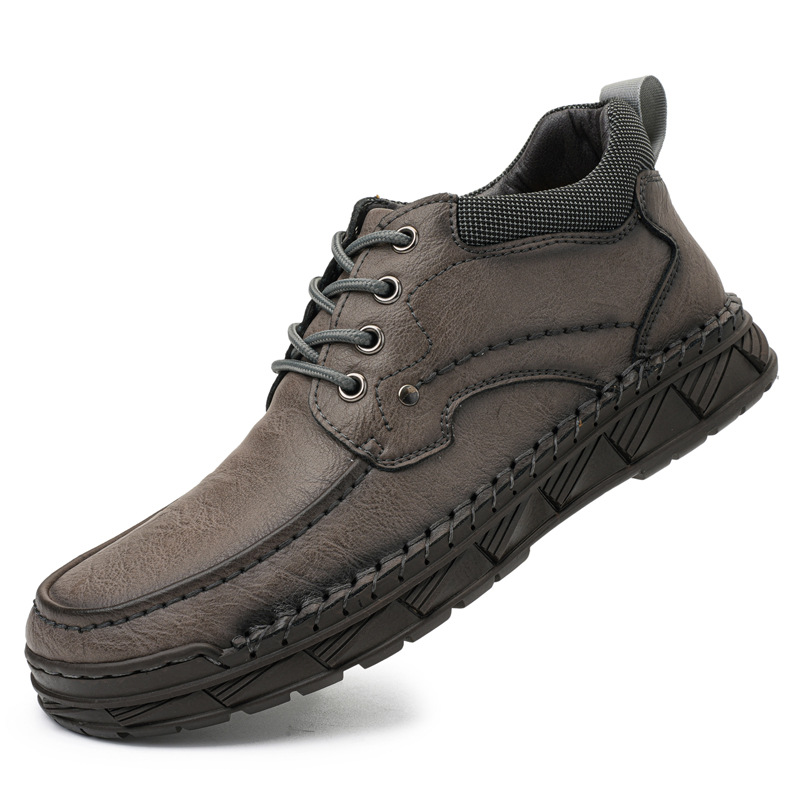 ⏰This Week 70% OFF🔥Casual leather arch support non-slip wear-resistant high-top loafers