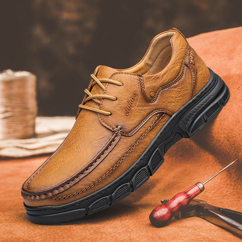 ⏰ 50% off - 2025 Newest Men's Orthopedic Leather Hiking Shoes