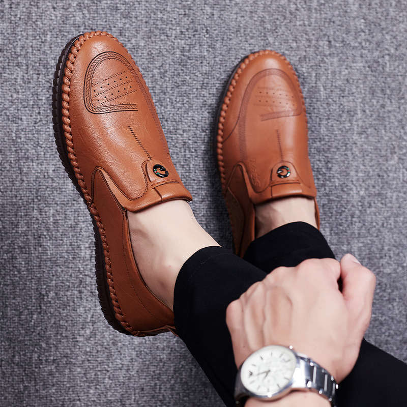 ⏰ 50% off - 2025 Newest Men's Orthopedic Genuine Leather Loafers