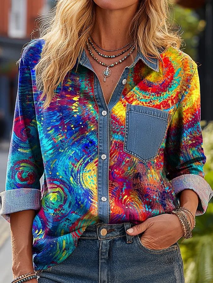New Arrival 🔥 Women's Casual American-Style Printed Shirt