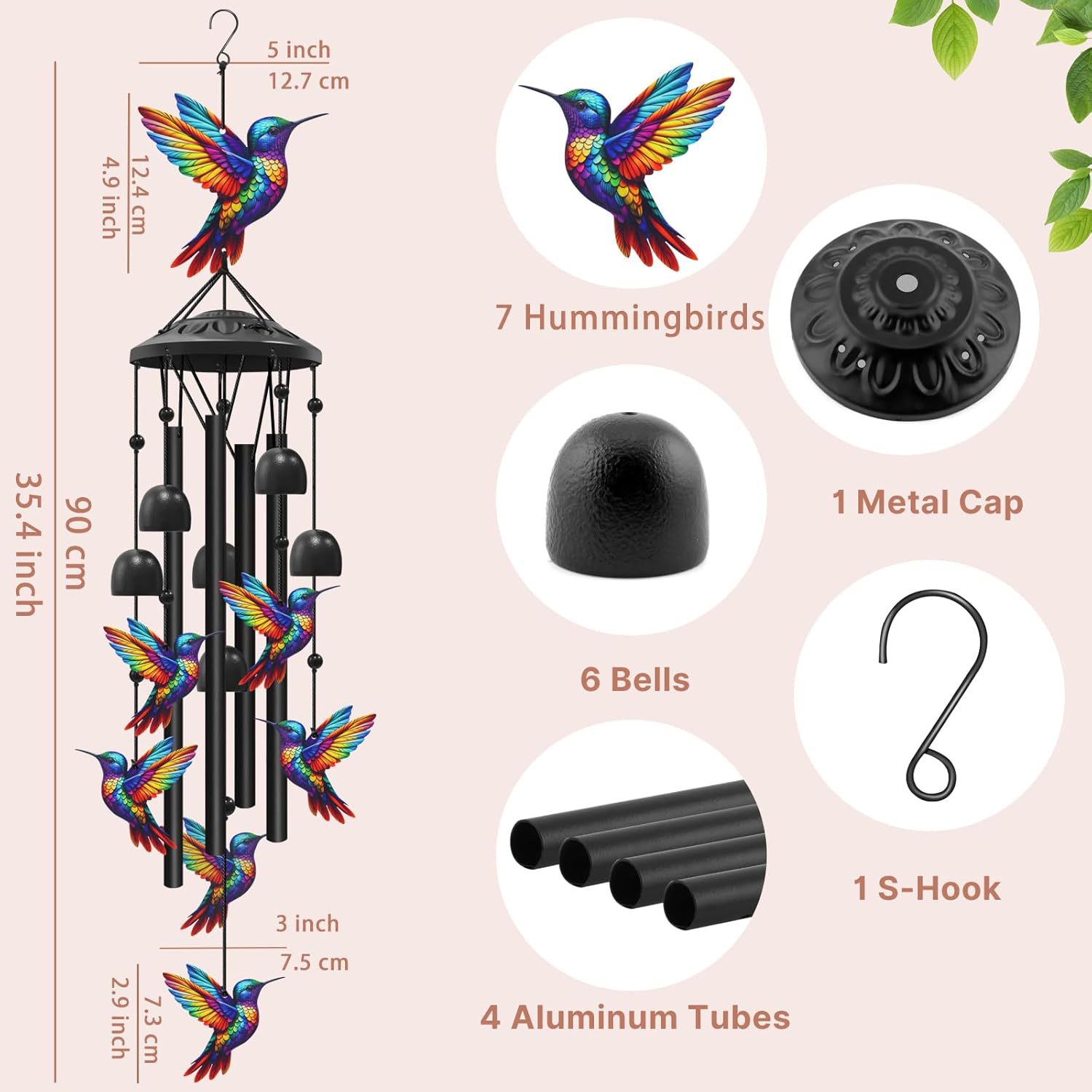🔥Juneteenth 49 OFF-🐦Vintage Colorful Hummingbird Wind Chime with Metal Tubes and Bells 🔥Juneteenth 49 OFF-🐦Vintage Colorful Hummingbird Wind Chime with Metal Tubes and Bells 🔥Juneteenth 49 OFF-🐦Vintage Colorful Hummingbird Wind Chime with Metal Tube