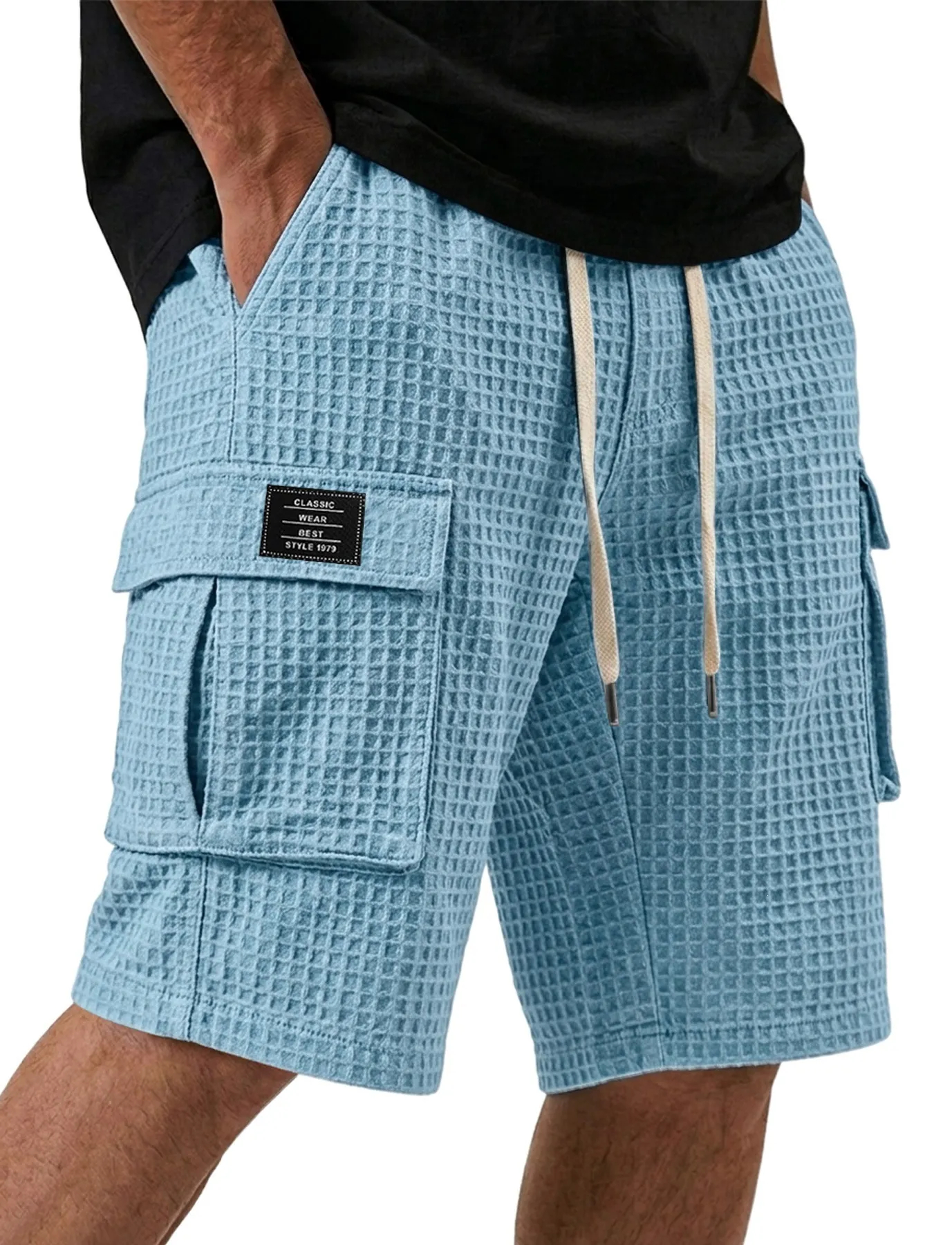 Men Can't Get Enough Of These Ultra-Breathable Waffle-Knit Cargo Shorts