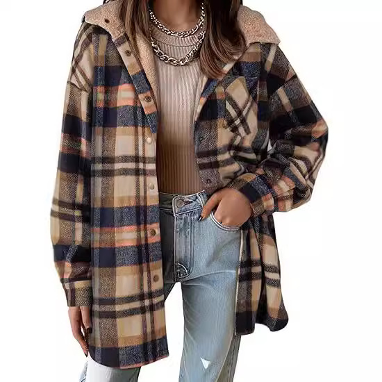 Ceylan Teddy Bear Cozy Flannel Jacket