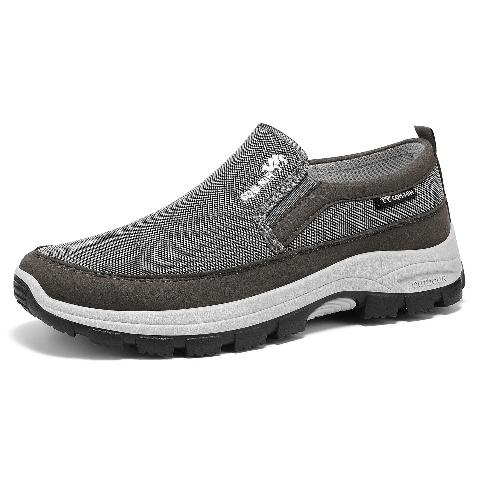 🔥70% OFF - FitSole Men's Soft-Soled Walking Shoes, Slip-On Design, Breathable & Arch Support