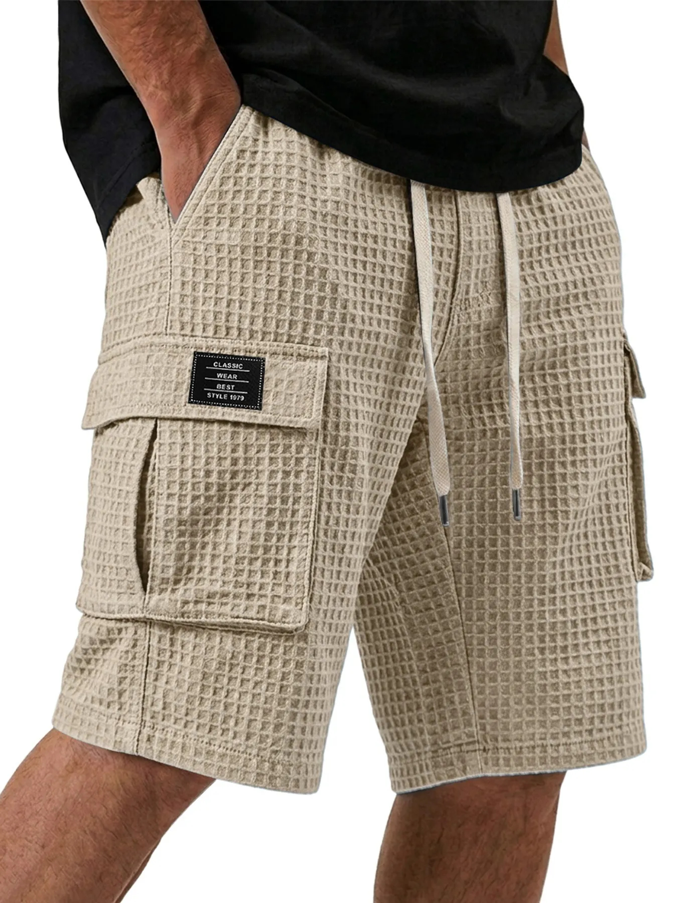 Men Can't Get Enough Of These Ultra-Breathable Waffle-Knit Cargo Shorts