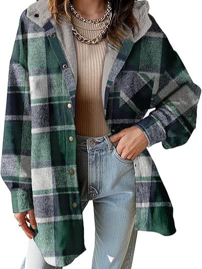 Ceylan Teddy Bear Cozy Flannel Jacket