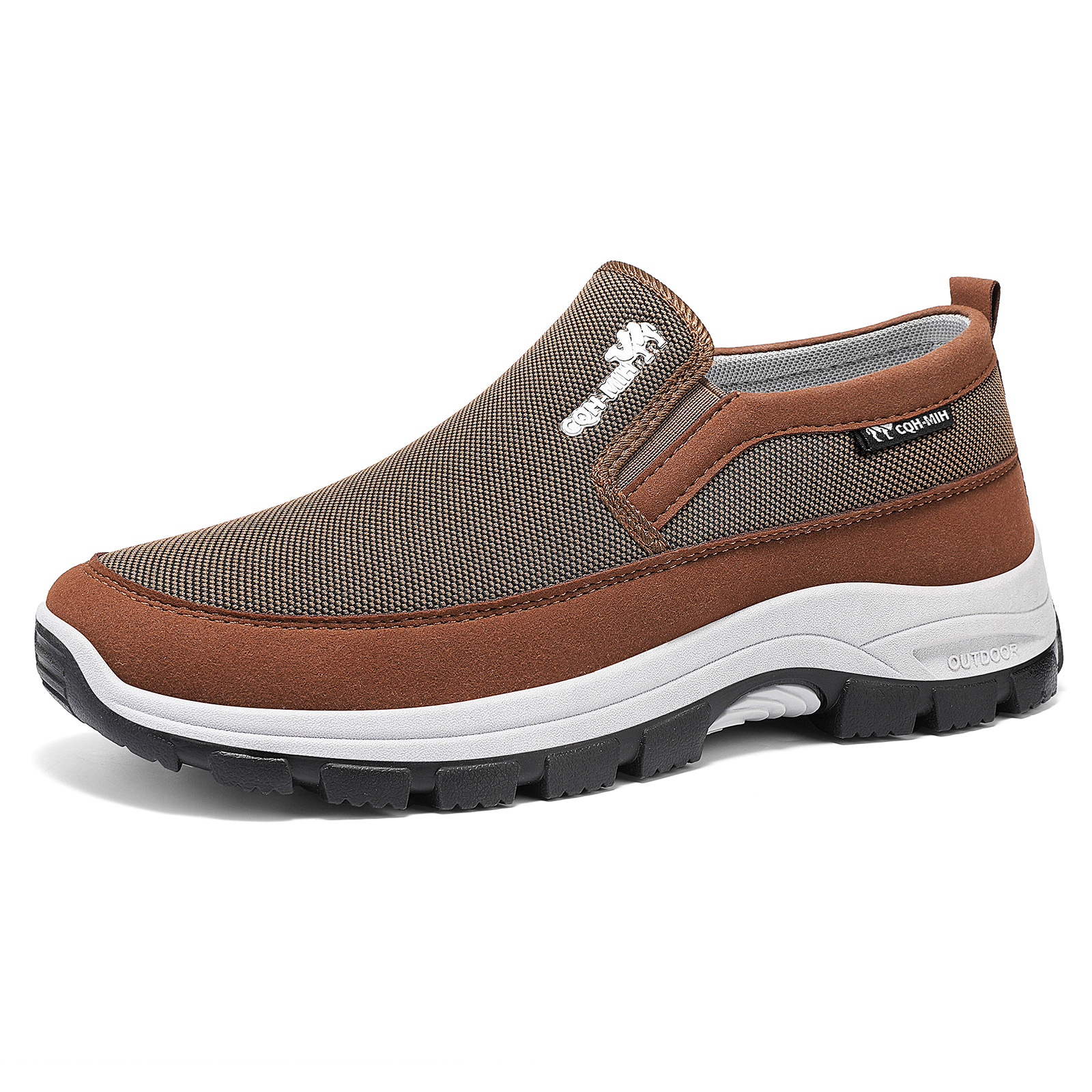 🔥70% OFF - FitSole Men's Soft-Soled Walking Shoes, Slip-On Design, Breathable & Arch Support