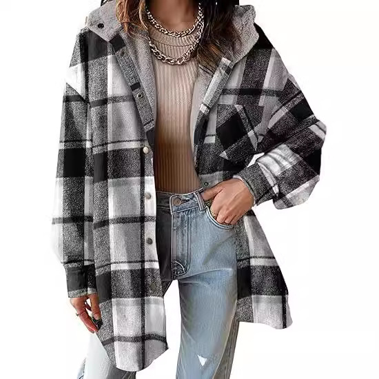 Ceylan Teddy Bear Cozy Flannel Jacket