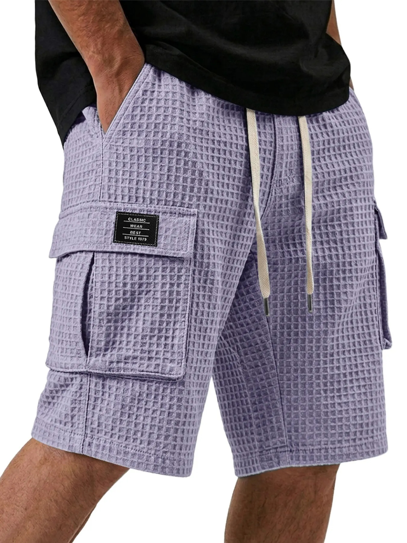 Men Can't Get Enough Of These Ultra-Breathable Waffle-Knit Cargo Shorts