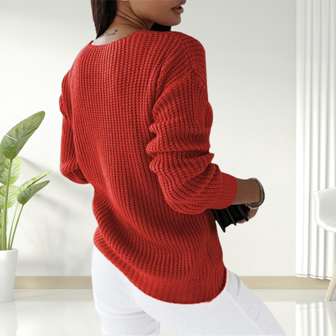 Beatyart| Comfy V-Neck Sweater