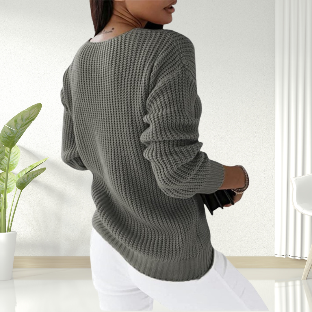 Beatyart| Comfy V-Neck Sweater