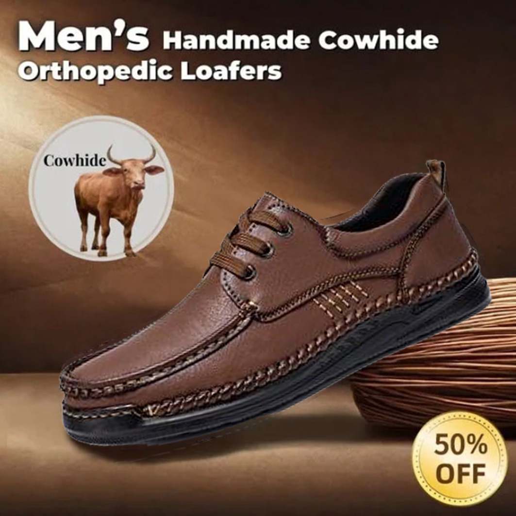 🔥Last day for 50% off!🔥 Men's comfortable, non-slip, corrective soft-soled leather shoes
