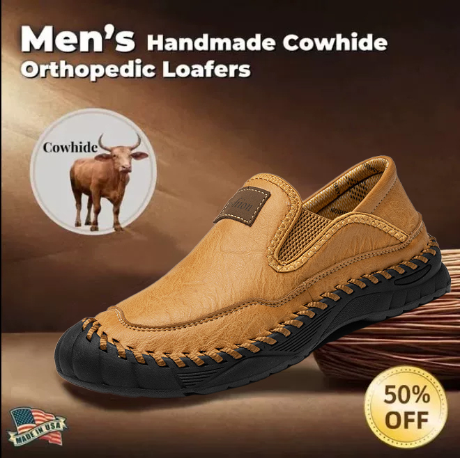 50% off - 2025 Newest Men's Orthopedic Leather Loafers
