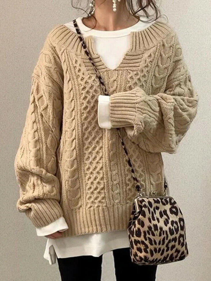 Today 60%off Cable Knit Sweater