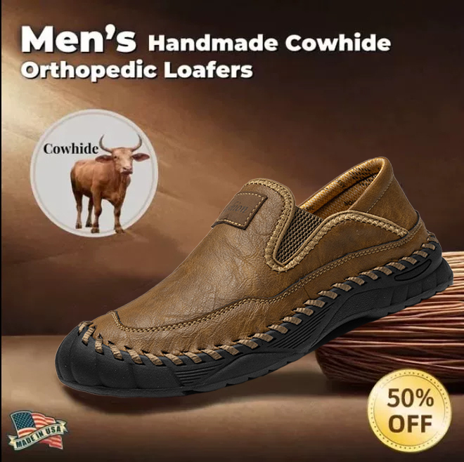  50% off - 2025 Newest Men's Orthopedic Leather Loafers