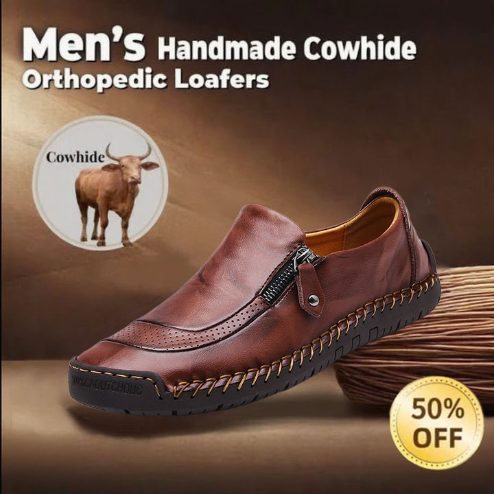 🔥50% OFF Wide toe box loafers Casual leather arch support