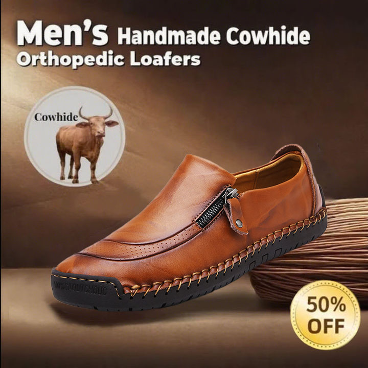 🔥50% OFF Wide toe box loafers Casual leather arch support