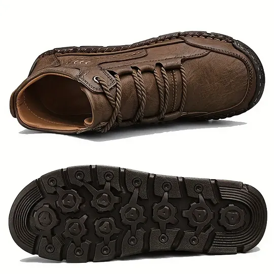 (⏰LAST DAY 70% OFF🔥)Handcrafted Men's Leather Shoes - Relieve Foot Pain