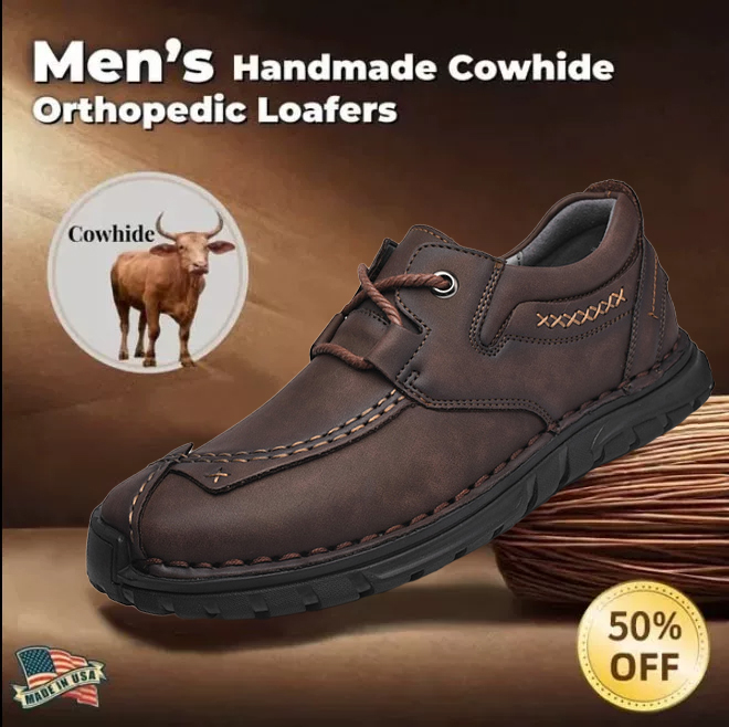 ⏱️50% off - 2025 Newest Men's Orthopedic Leather Loafers
