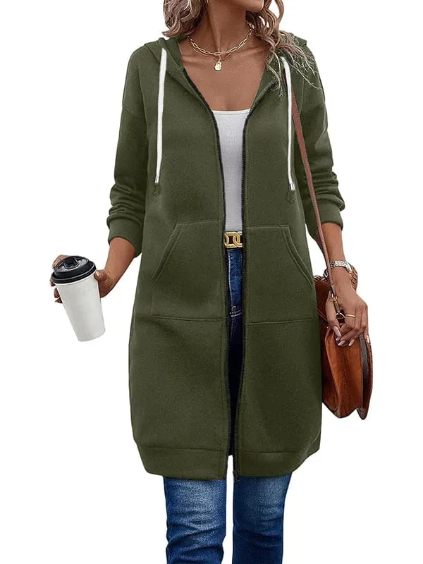 60% off Women Casual Zip up Hoodies
