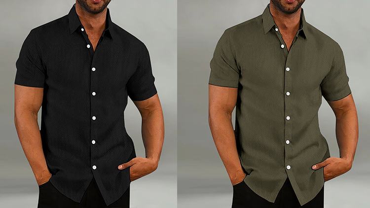 (Buy one get one free for new products) 2025 Men's casual breathable shirt