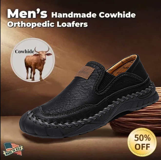  50% off - 2025 Newest Men's Orthopedic Leather Loafers