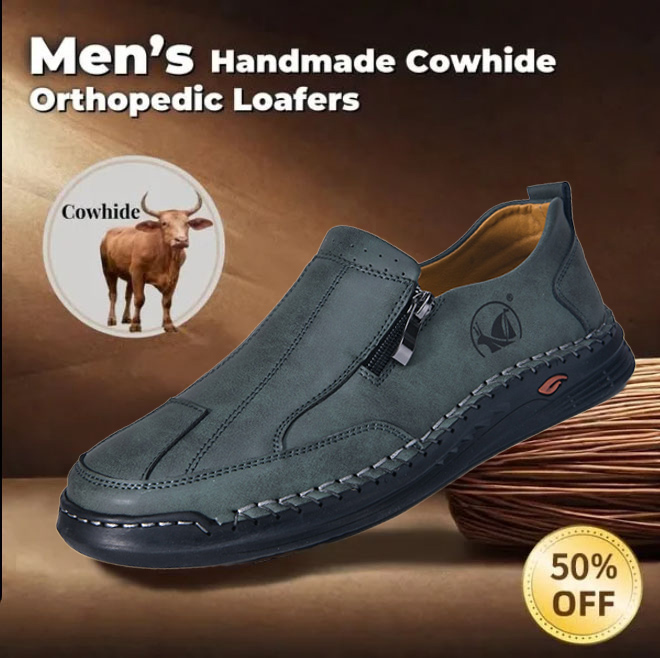 ⏰ 50% off - 2025 Newest Men's Orthopedic Leather Loafers