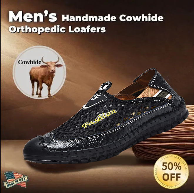 ⏰ 50% off - 2025 Newest Men's Orthopedic Leather sandals